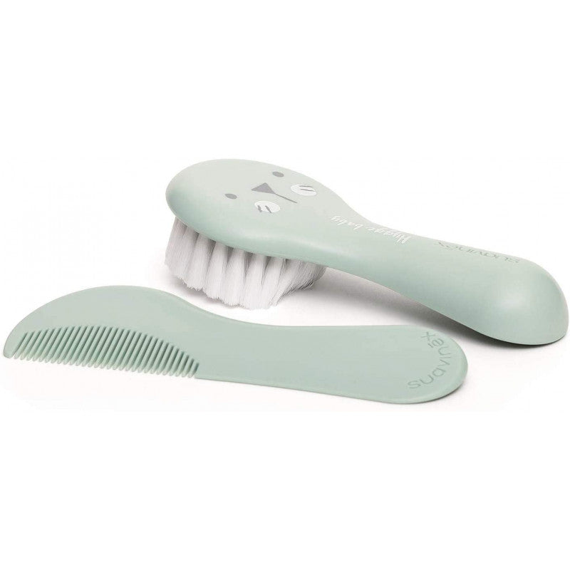 Cepillo y Peine Hygge Baby Suavinex Verde