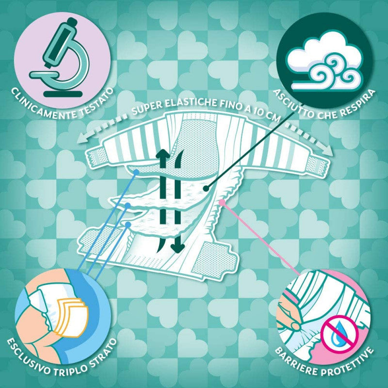Pampers Baby-Dry Esapack - Talla 3