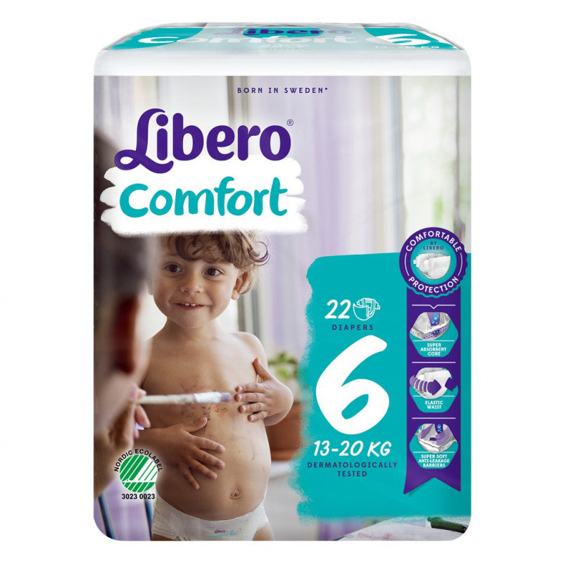 Pañales Libero Comfort - Talla 6
