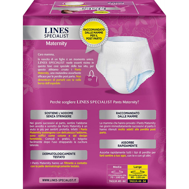 Bragas Absorbentes Postparto - Talla M