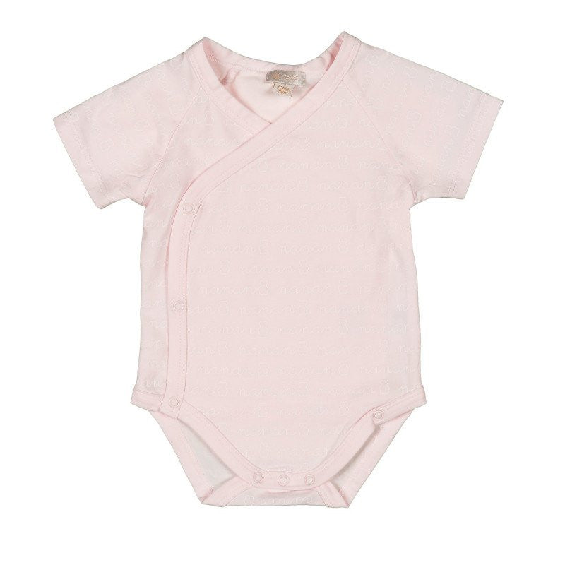 Body Manga Corta Rosa Nanan