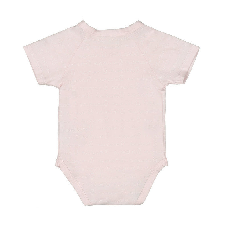 Body Manga Corta Rosa Nanan - 3 Meses
