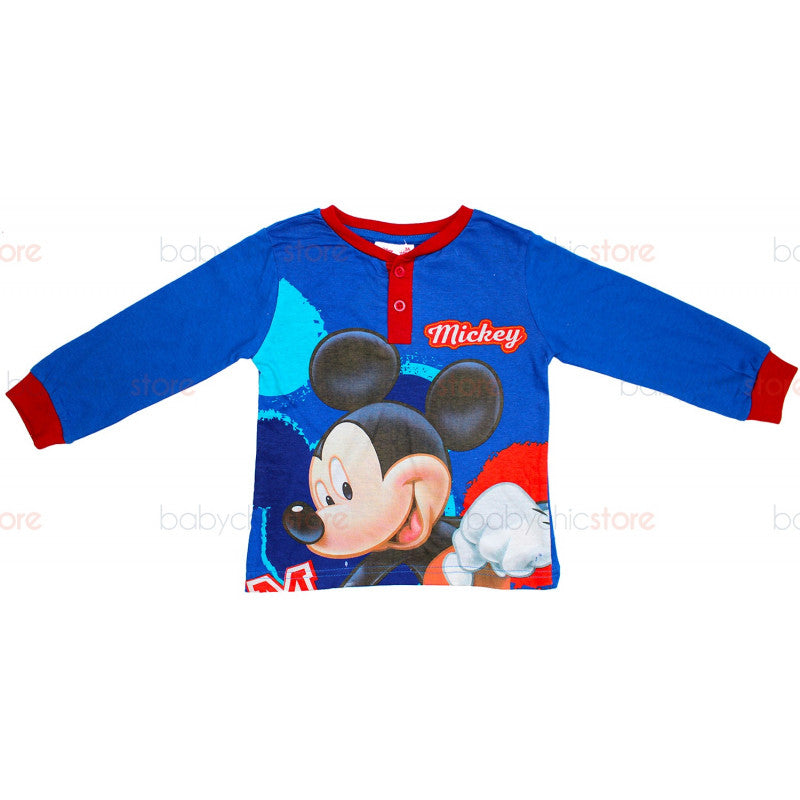 Pijama Primavera/Verano Mickey Azul - 4 Años