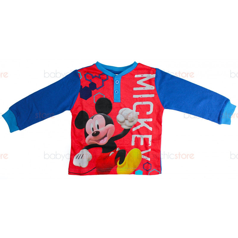 Pijama Primavera/Verano Mickey Rojo - 3 Años