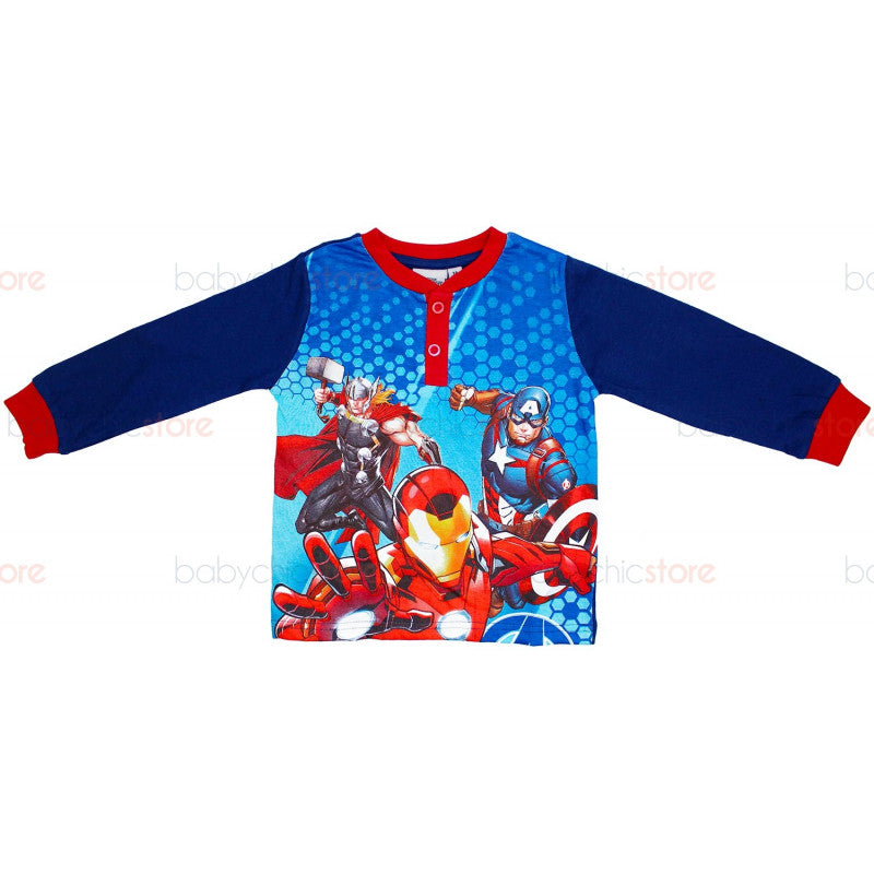 Pijama Primavera/Verano Avengers Rojo - 5 Años