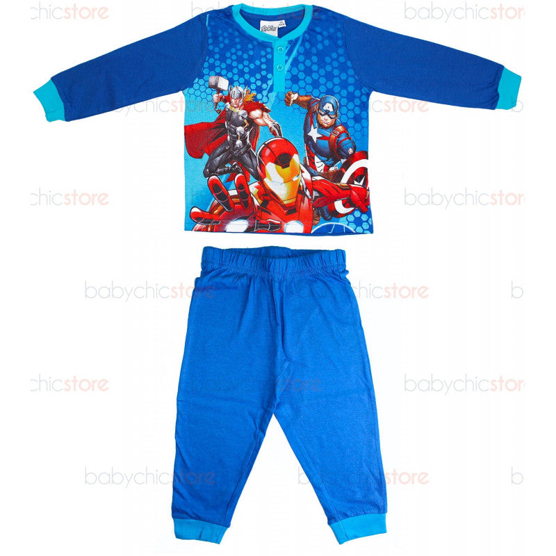 Pijama Primavera/Verano Avengers Azul - 6 Años