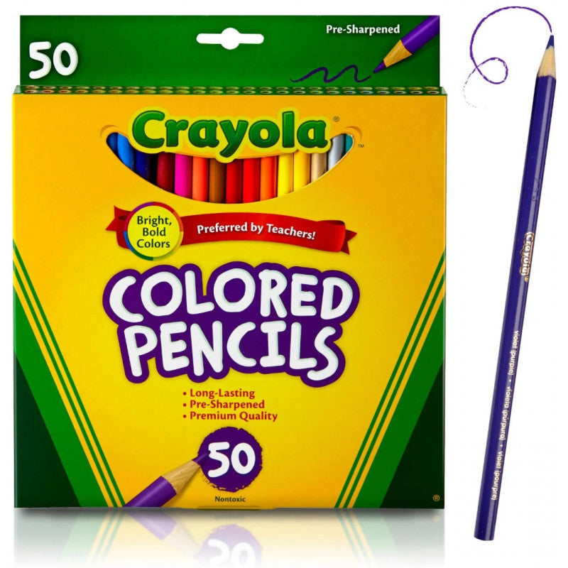 Set de 50 lápices de colores Crayola