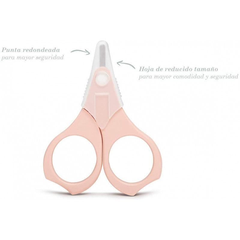 Tijeras de uñas para bebé Suavinex Rosa