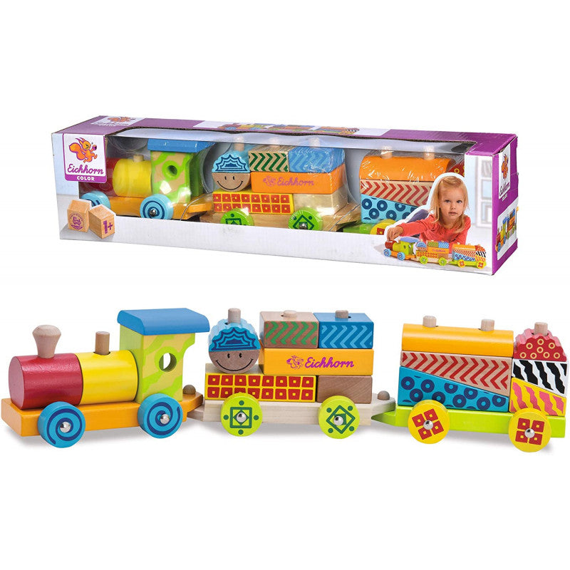 Tren de Madera de Colores