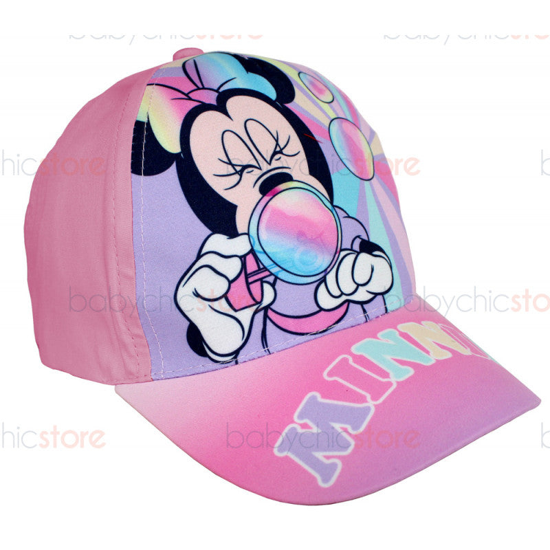 Gorra de Minnie con Visera - Burbujas de Jabón Rosa
