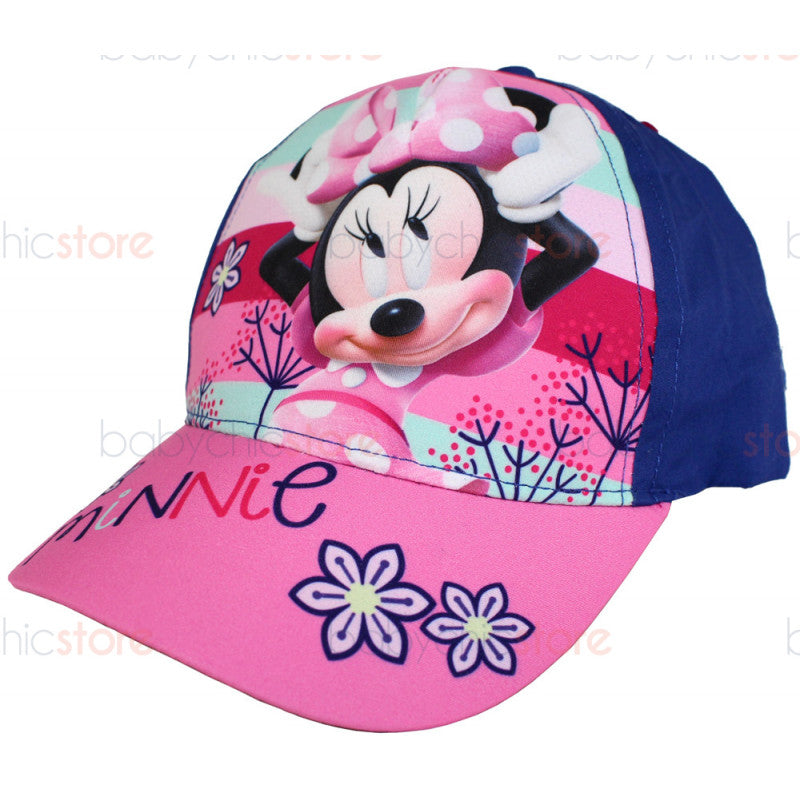 Gorra con Visera de Minnie - Flowers Blue