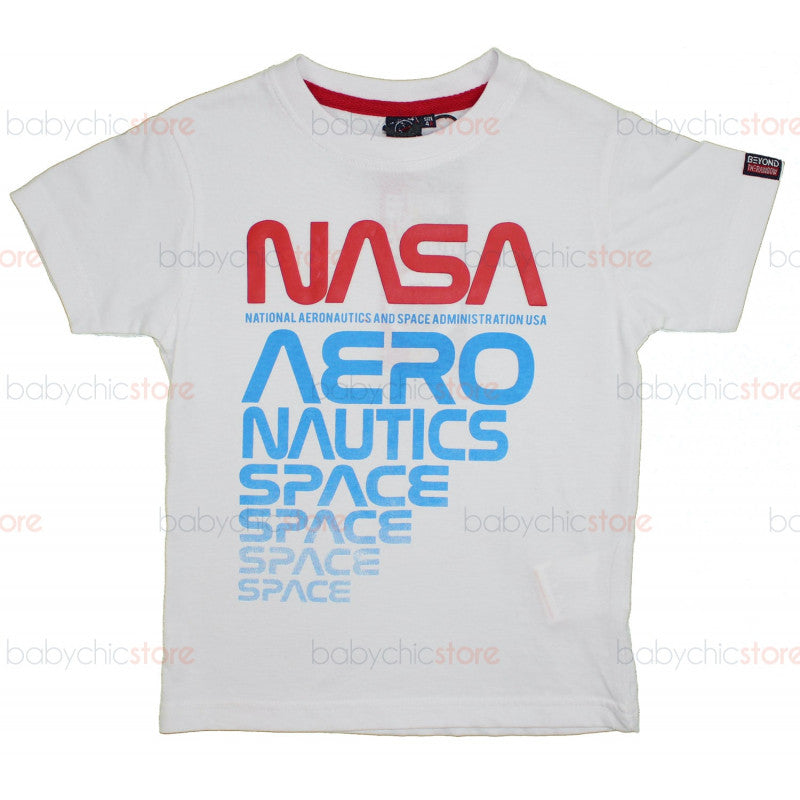 Camiseta NASA Blanca - 4 Años