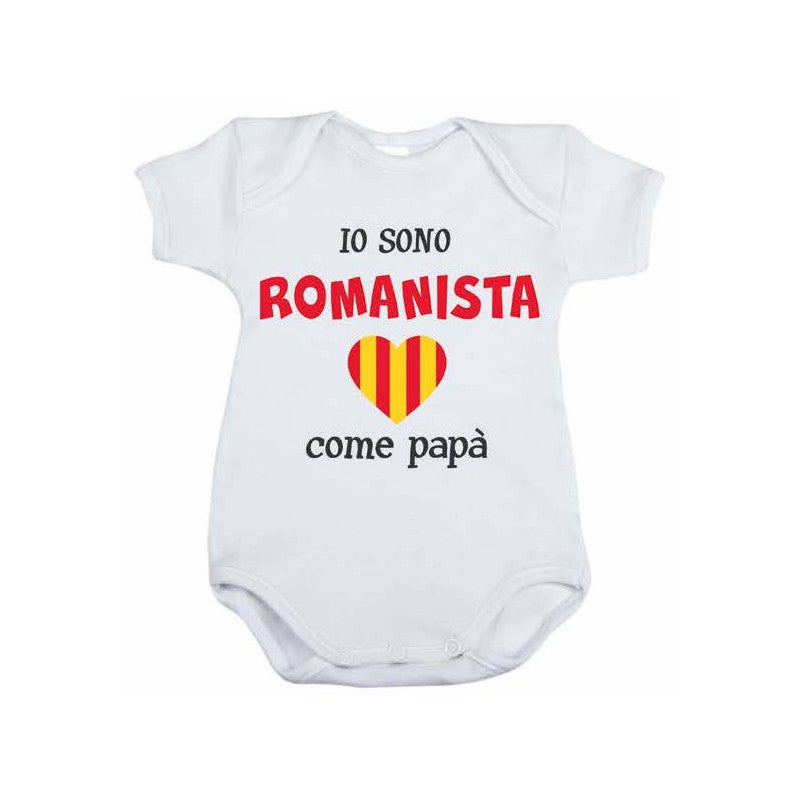 Body Recién Nacido Yo soy Romanista - 6/9 Meses