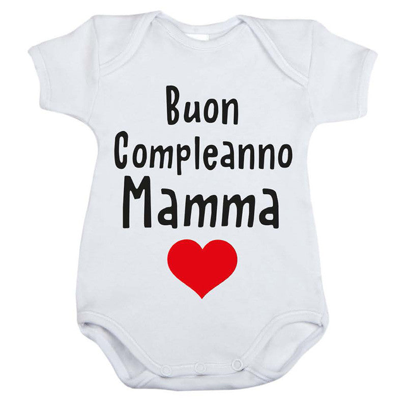 Body Feliz Cumpleaños Mamá - 6/9 Meses