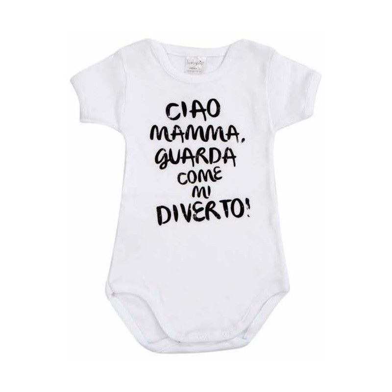 Body Recién Nacido - ¡Hola Mamá, cómo me divierto!