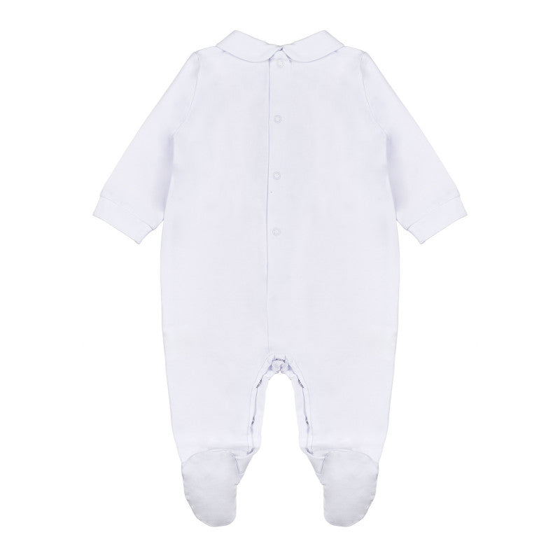 Pelele blanco con osito y globos Nanan - 6 Meses