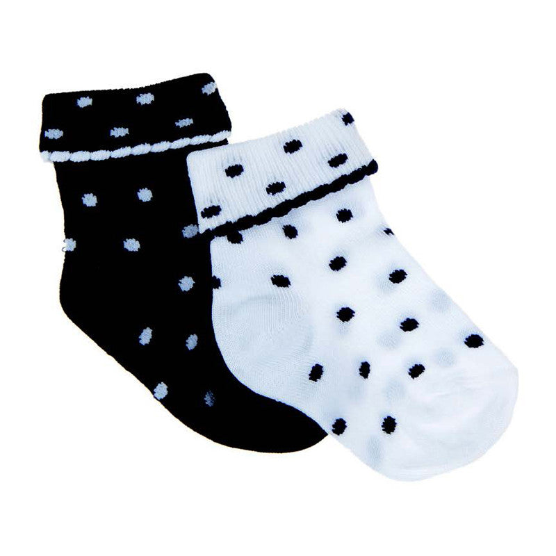 2 pares de calcetines con puños doblados - 23 - 26