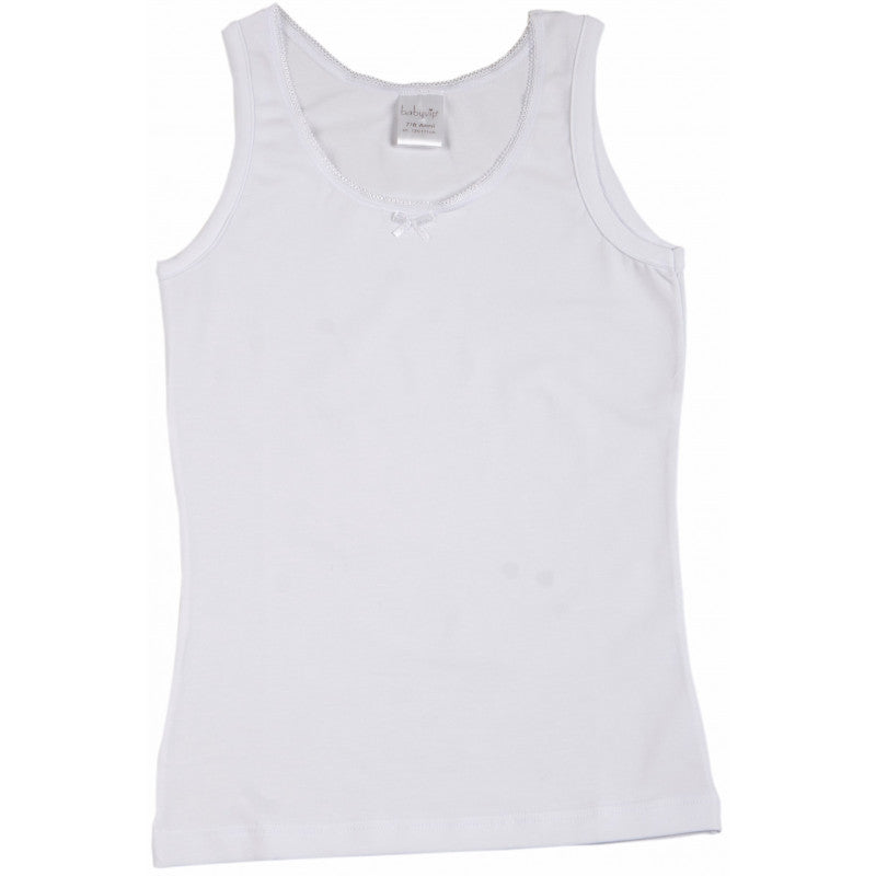 2 Camisetas de Tirantes Anchos para Niña de Algodón Elástico
