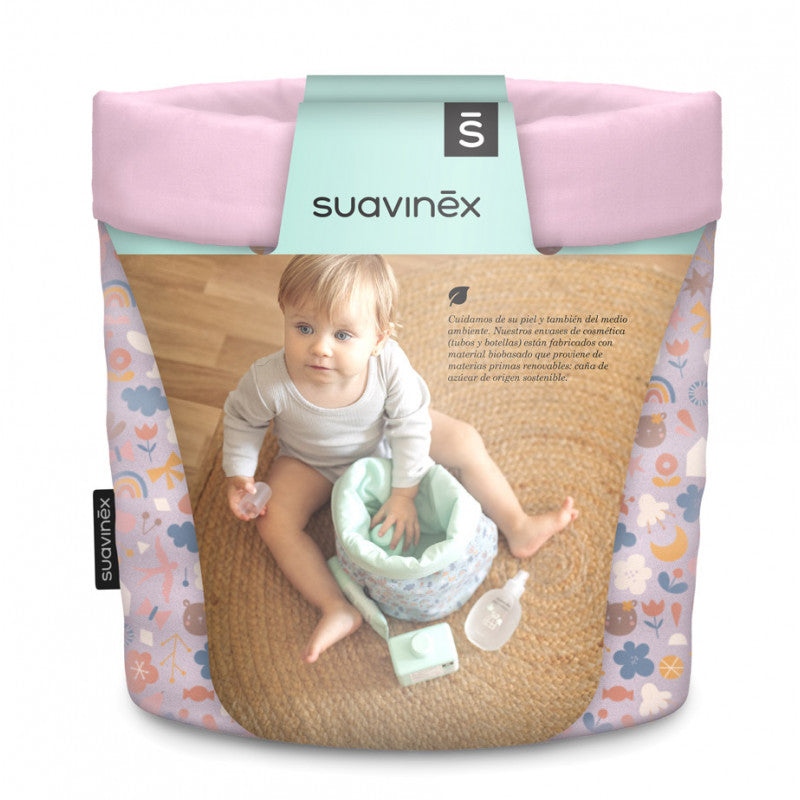 Suavinex - Cesta de Tela Primeros Cuidados Niña