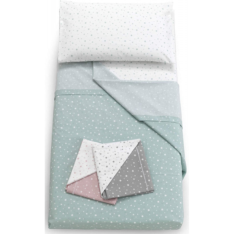 Juego de Sábanas para Cuna ItalBaby Verde