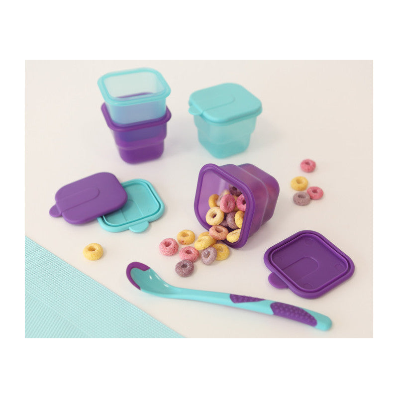Juego Cuchara con Botes - Azul Claro