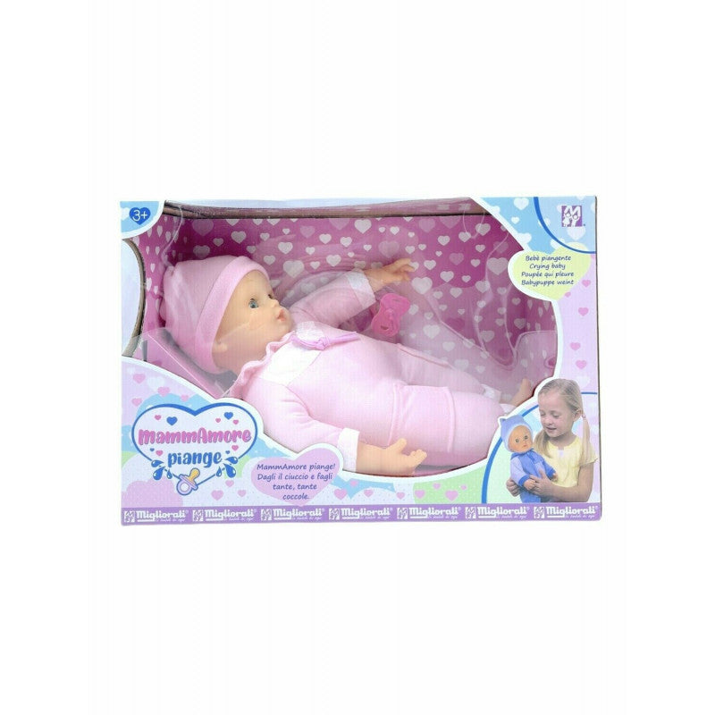 Muñeco Bimbobello Llorón Rosa