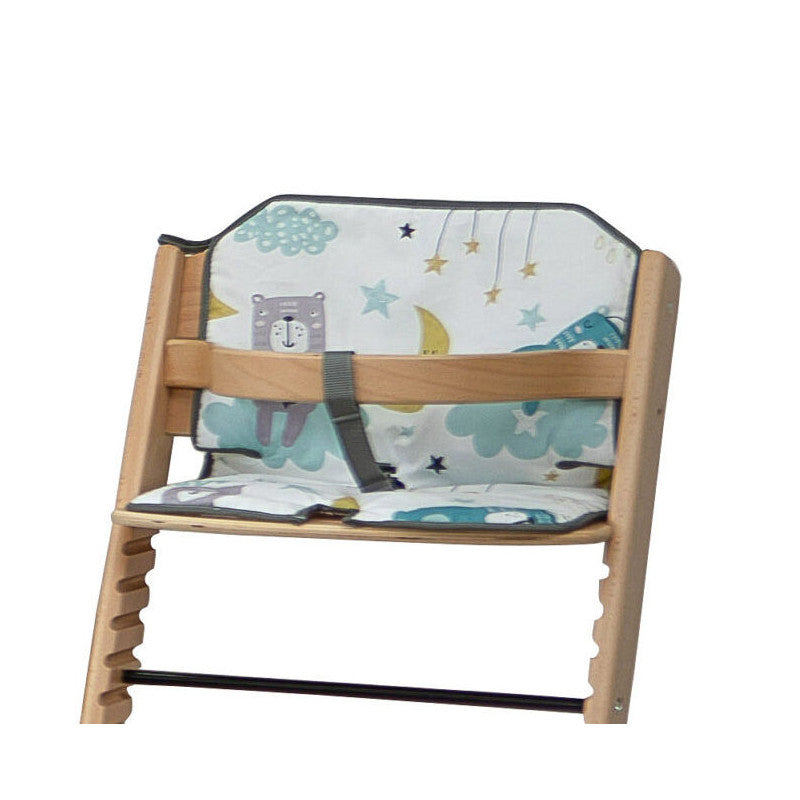 Cojín para trona de madera