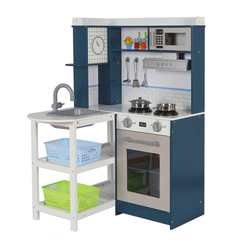 Cocina Esquinera con Electrodomésticos y Accesorios