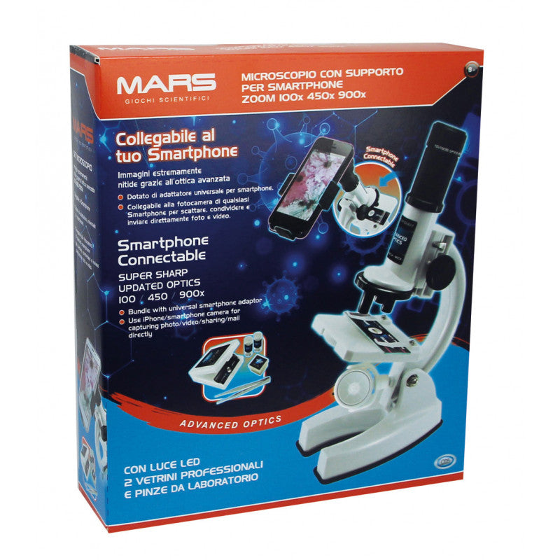 Microscopio con soporte para Smartphone