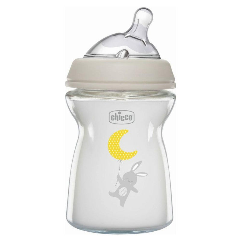 Chicco - Biberón Natural Feeling 250ml Gris