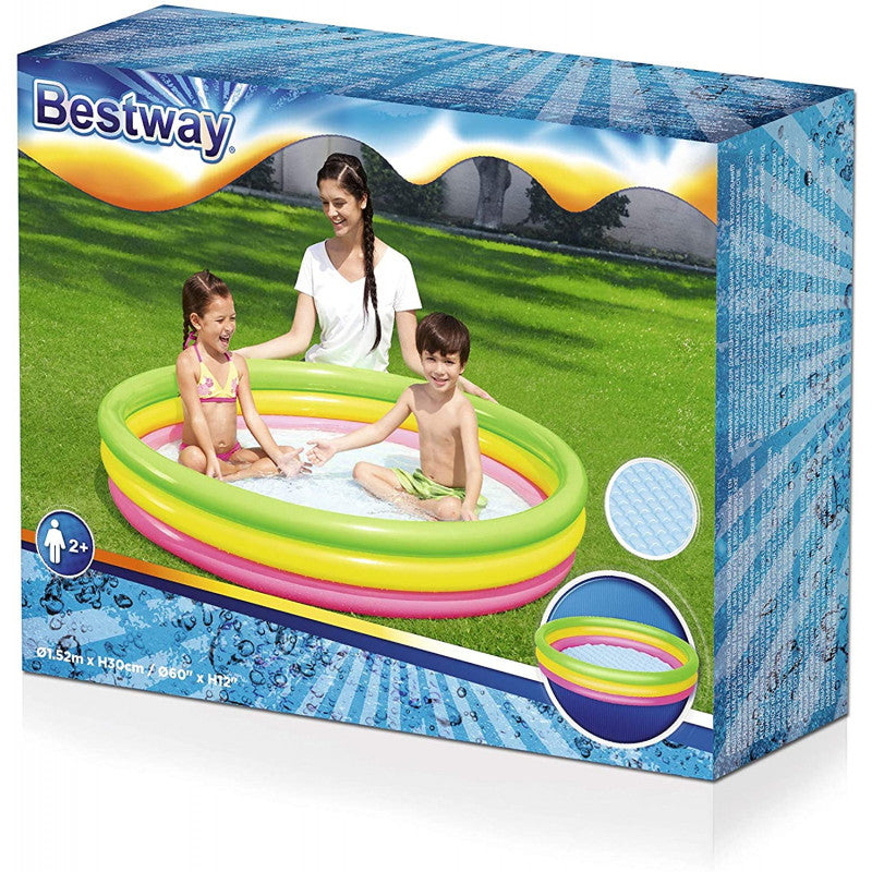 Bestway - Piscina desmontable, de caucho